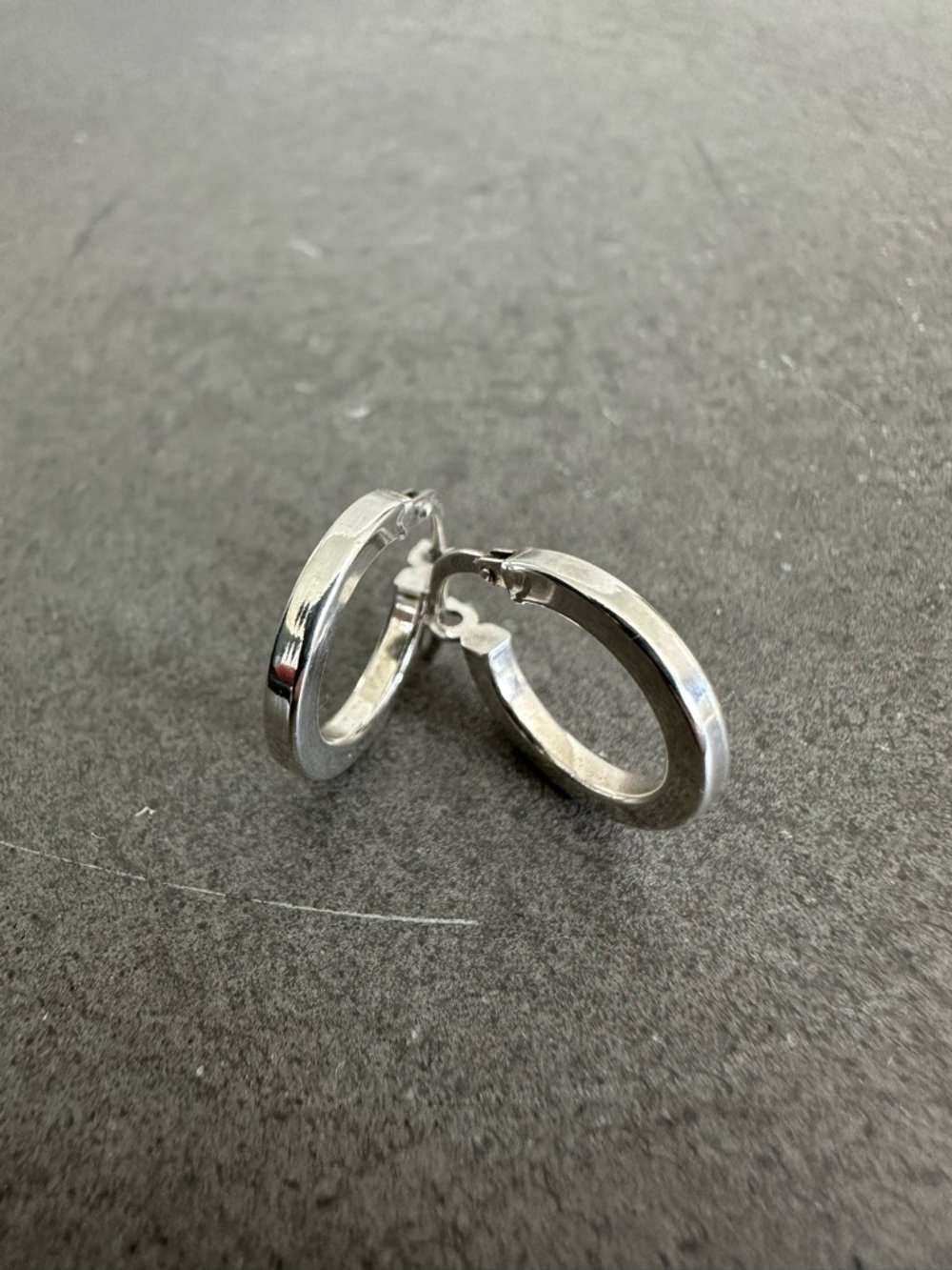 Classic Minimal Sterling Silver Hoop Earrings
